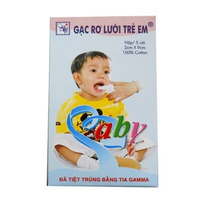 Rơ lưỡi baby xanh 5 cái/hộp