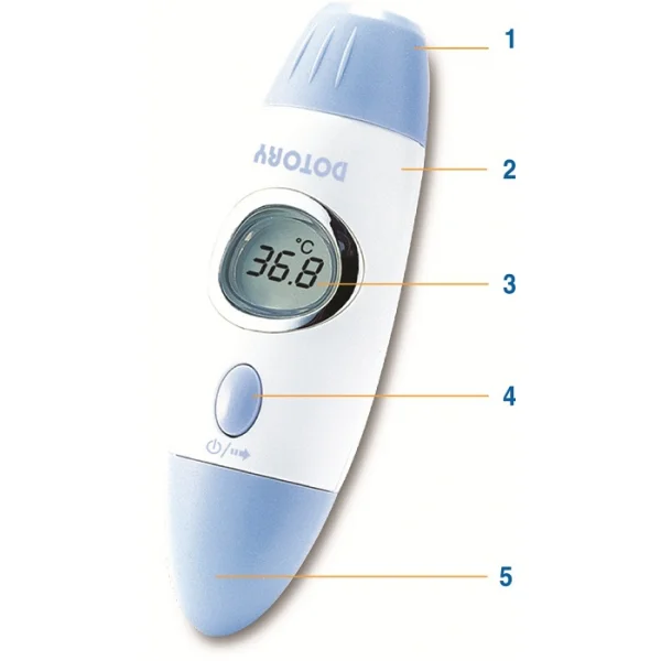 Nhiệt kế đo trán bằng tia hồng ngoại Hubdic HDFS-100