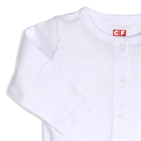 Set 3 áo sơ sinh cài giữa tay dài CF Hồng