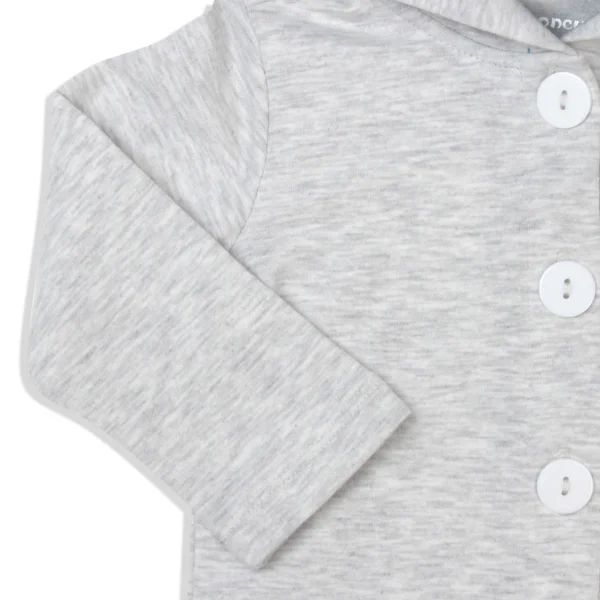 Áo khoác thun bé trai Concung B077008 Xám