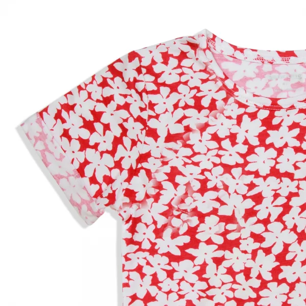 Áo thun bé gái tay ngắn Concung G087023 Đỏ