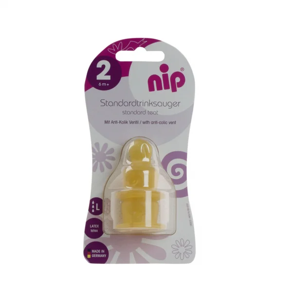 Ty thay bình sữa cổ thường cao su số 2 Nip