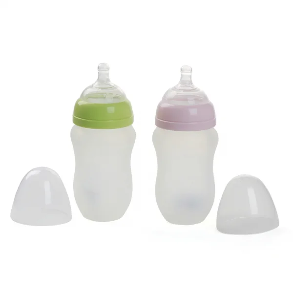 Bộ 2 bình sữa silicone Puttiatti 260ml
