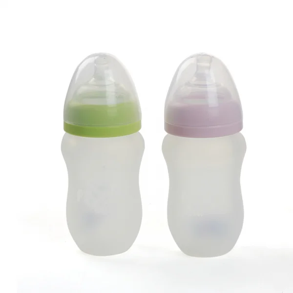 Bộ 2 bình sữa silicone Puttiatti 260ml