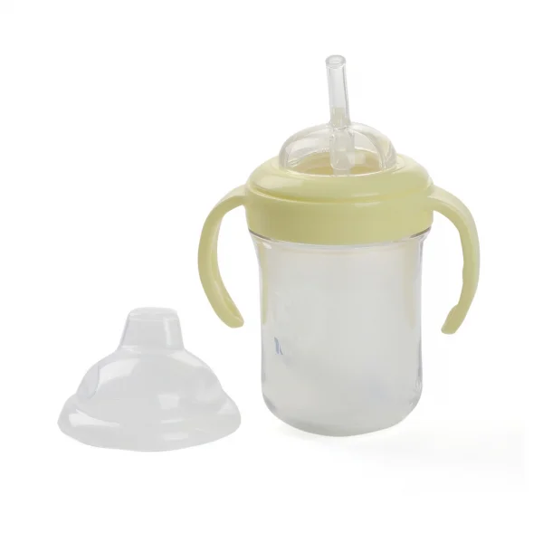 Cốc tập uống silicone Puttiatti 220ml (Vàng, 8M+)