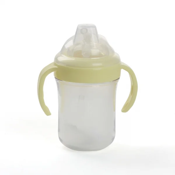Cốc tập uống silicone Puttiatti 220ml (Vàng, 8M+)