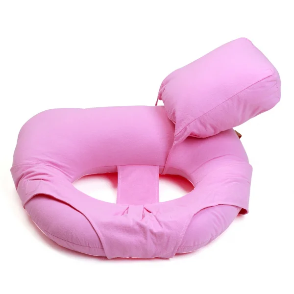 Gối chữ C đa năng dành cho mẹ và bé Thái Toàn (hồng)