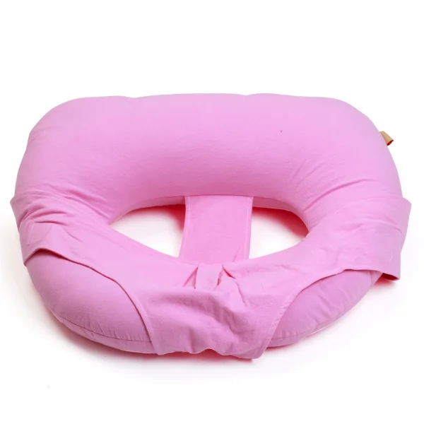 Gối chữ C đa năng dành cho mẹ và bé Thái Toàn (hồng)