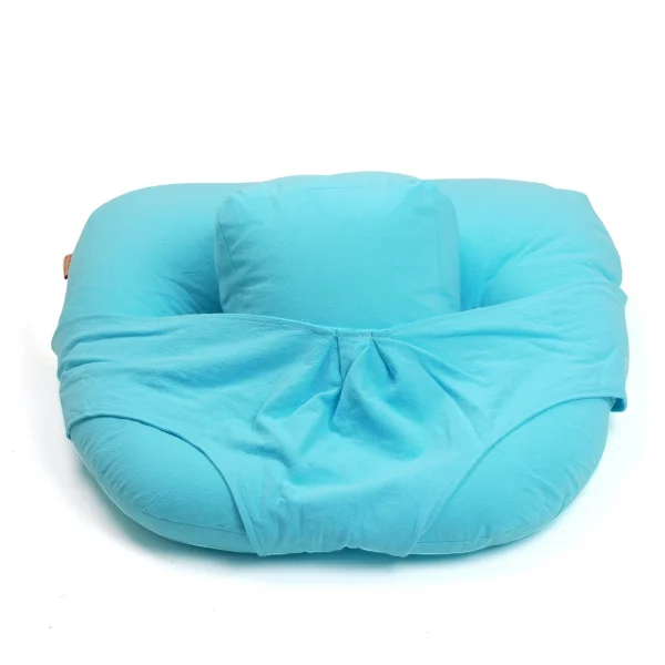 Gối chữ C đa năng dành cho mẹ và bé Thái Toàn (xanh)