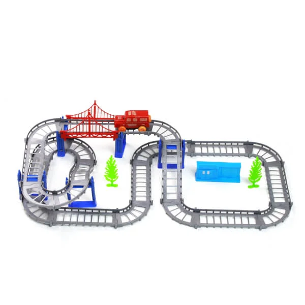 Bộ đường ray xe lửa 2 tầng chạy pin (TM)