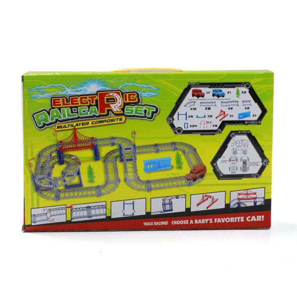 Bộ đường ray xe lửa 2 tầng chạy pin (TM)