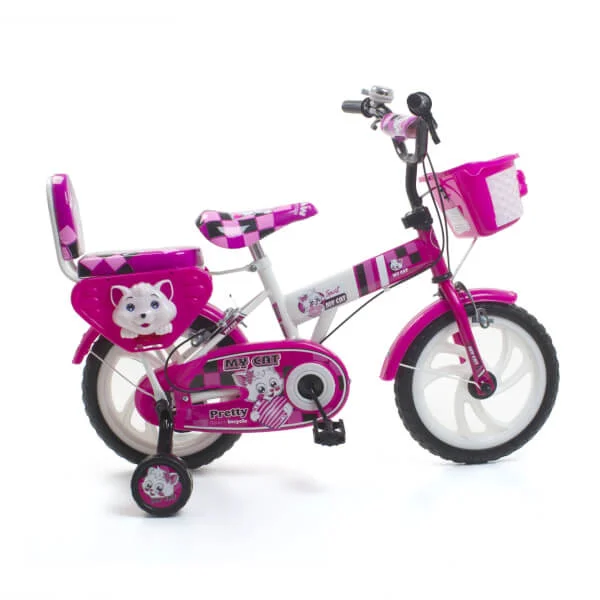 Xe đạp trẻ em Nhựa Chợ Lớn M1612-X2B size 14 (Hồng)