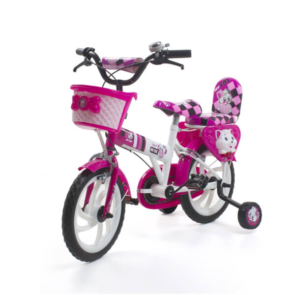 Xe đạp trẻ em Nhựa Chợ Lớn M1612-X2B size 14 (Hồng)