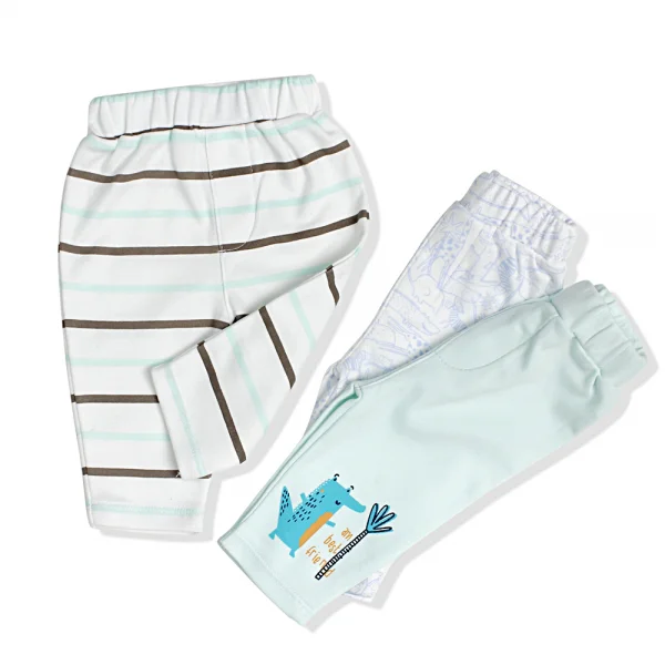 Set 3 quần thun bé trai dài CF I107006 Trắng