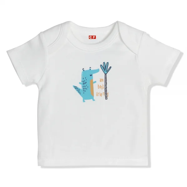 Set 3 áo thun bé trai tay ngắn CF I107005 Trắng