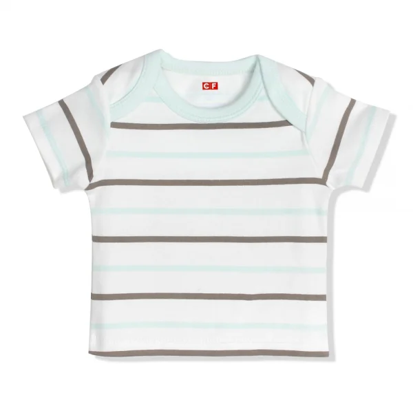 Set 3 áo thun bé trai tay ngắn CF I107005 Trắng