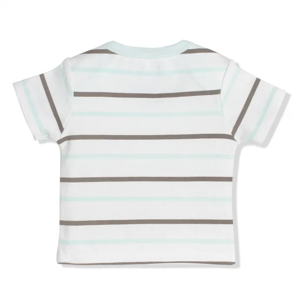 Set 3 áo thun bé trai tay ngắn CF I107005 Trắng