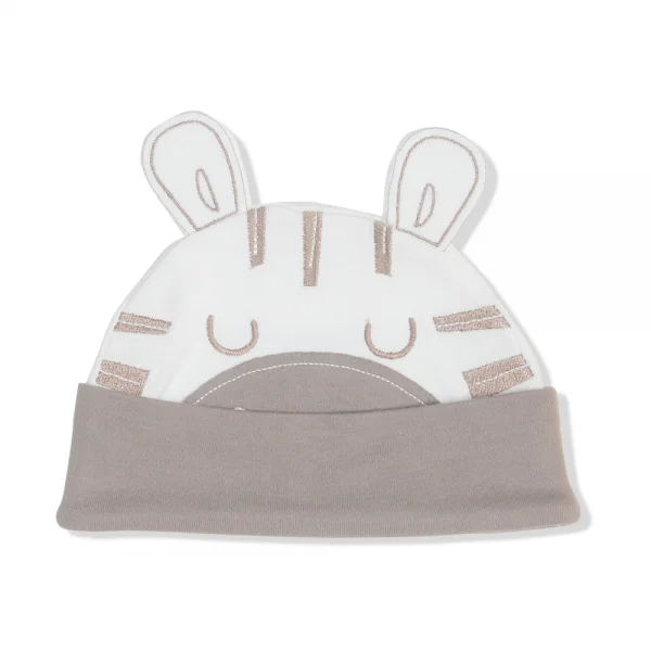 Nón sơ sinh bo CF A107001 Xám