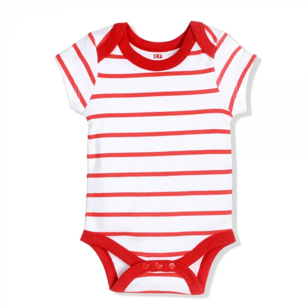 Set 3 body bé trai ngắn CF I107008 Trắng