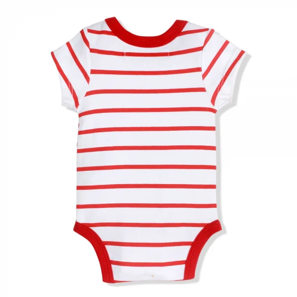 Set 3 body bé trai ngắn CF I107008 Trắng