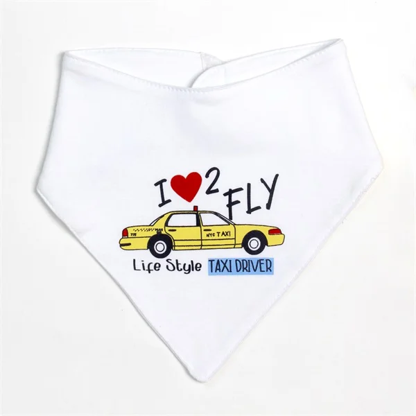 Set 3 yếm sơ sinh dán CF A107006 Trắng