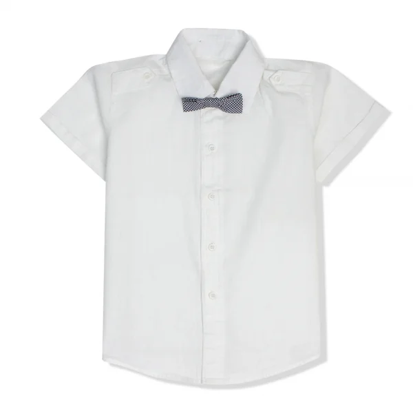 Áo sơ mi bé trai tay ngắn CF B097003 Trắng