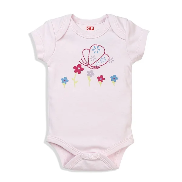 Set 3 body bé gái ngắn CF I117008 Trắng