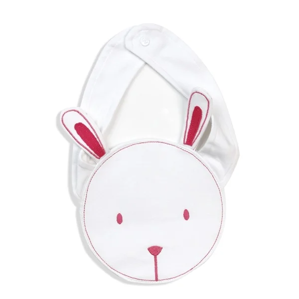 Yếm sơ sinh cài nút CF A117002 Trắng