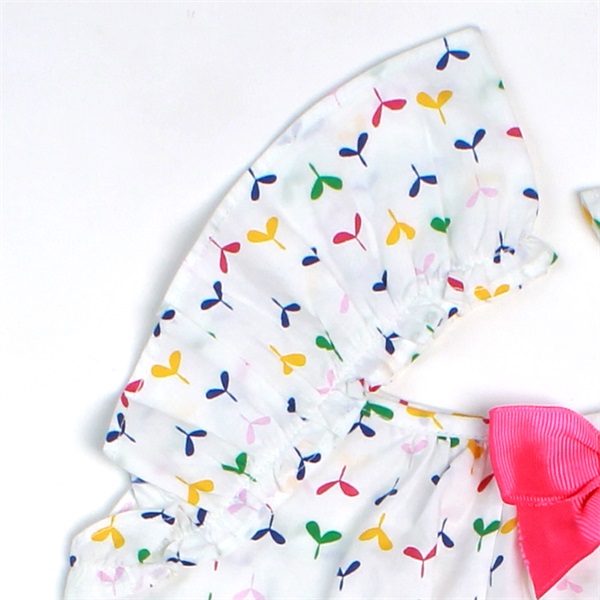 Set đầm thun búp bê bé gái Con Cưng G107017 Trắng
