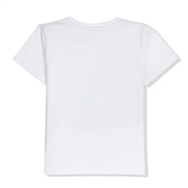 Áo thun tay ngắn con Mèo CF 107007, 6-7Y, Trắng