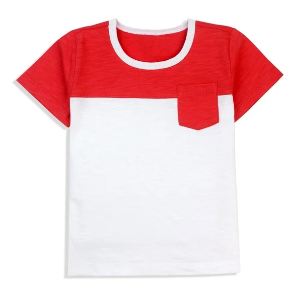 Áo thun bé trai tay ngắn Concung B117005 Cam