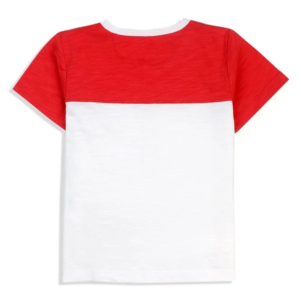 Áo thun bé trai tay ngắn Concung B117005 Cam