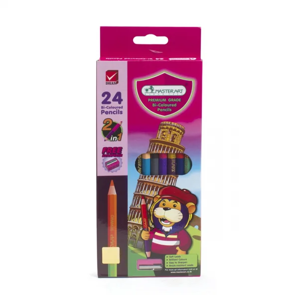 Bút chì 2 đầu 24 màu Masterart 24C (ĐĐ)