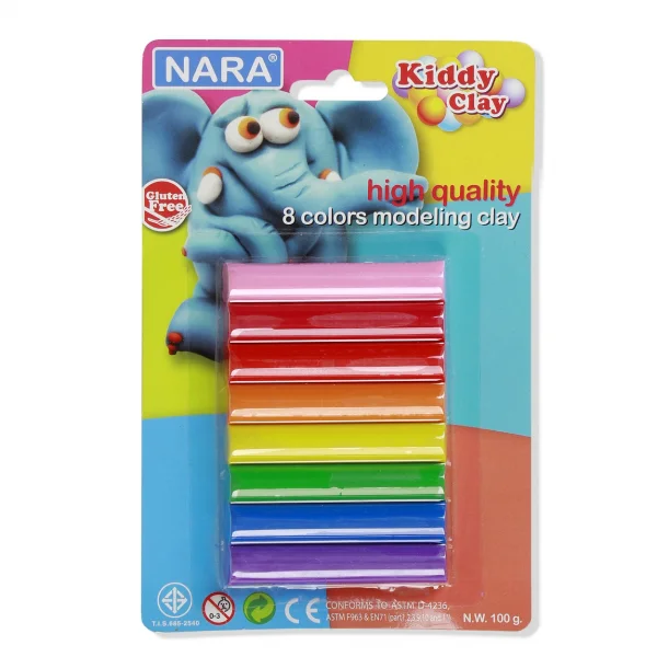 Đất nặn 8 màu 100g ST1008 (ĐĐ)