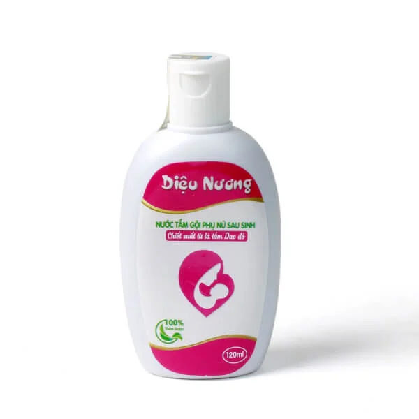 Nước tắm gội phụ nữ sau sinh Diệu Nương 120ml