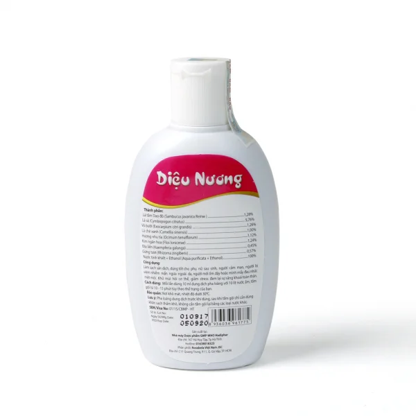 Nước tắm gội phụ nữ sau sinh Diệu Nương 120ml