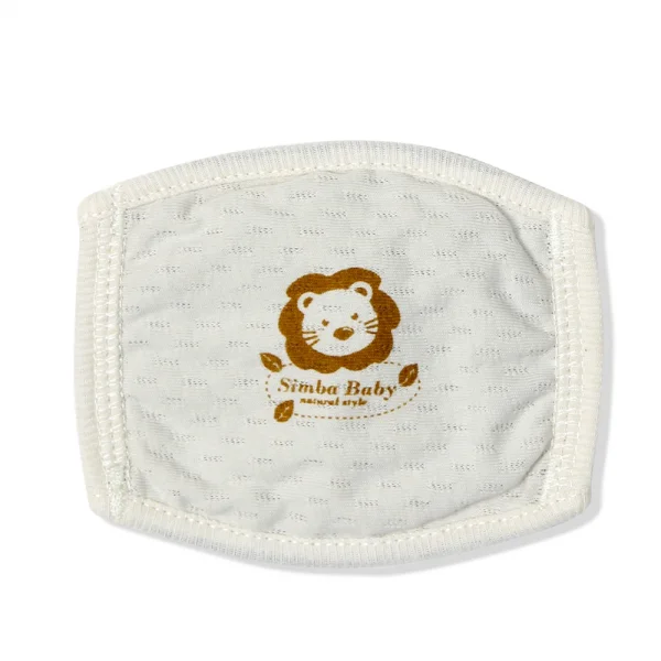 Khẩu trang bông hữu cơ Simba organic nhỏ S5012 (10cm X 12cm)