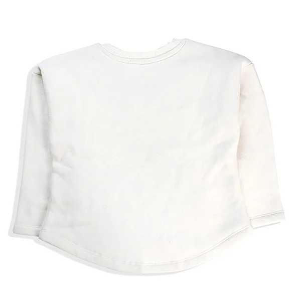 Áo thun bé gái tay dài CF G117029 Trắng