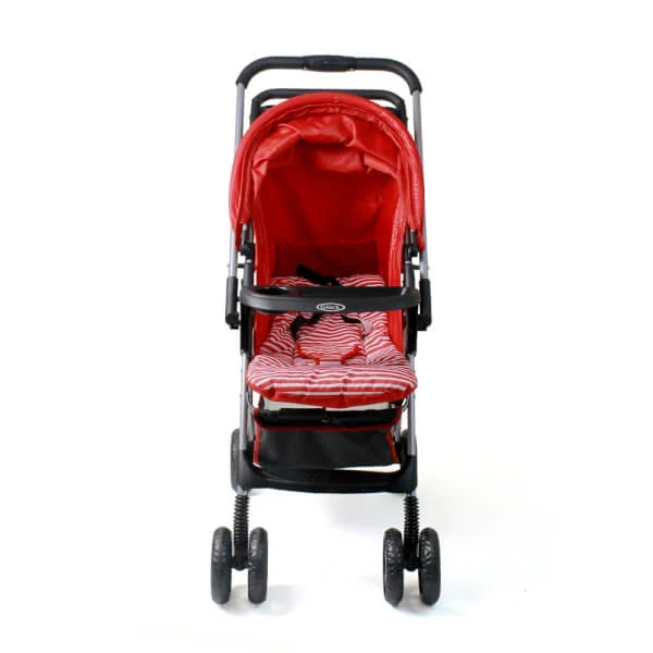 Xe đẩy cho bé từ 0-36 tháng tuổi Gluck màu đỏ