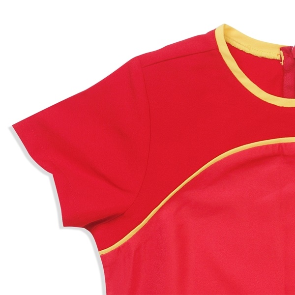 Set áo dài bé gái CF G127046 Đỏ