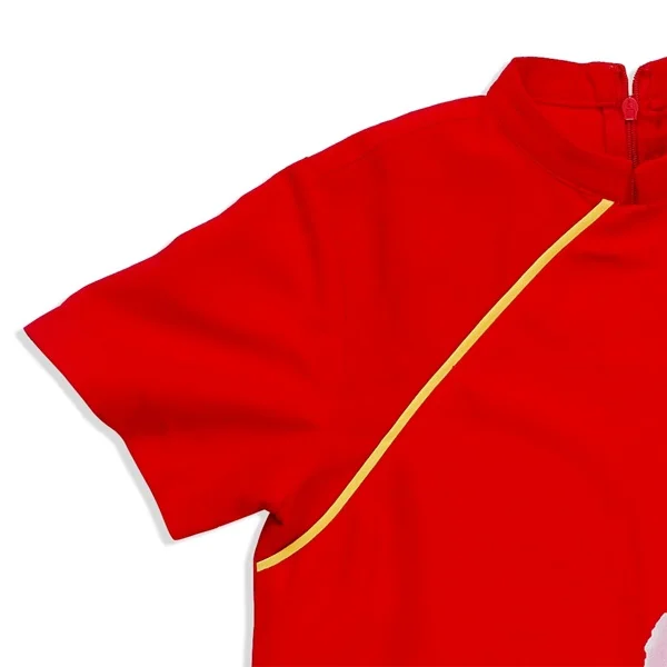 Set áo dài bé trai CF B127026 Đỏ