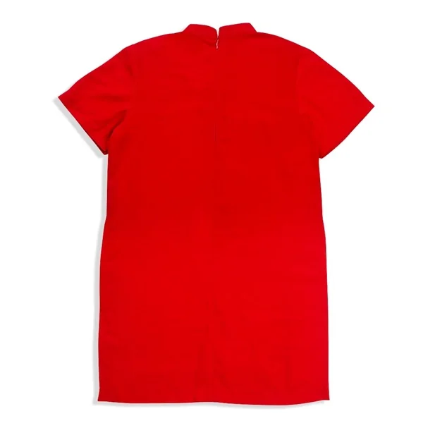 Set áo dài bé trai CF B127026 Đỏ