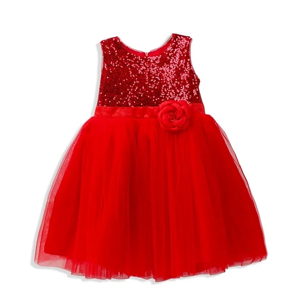 Đầm voan bé gái CF G127049 Đỏ