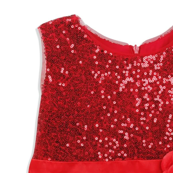 Đầm voan bé gái CF G127049 Đỏ