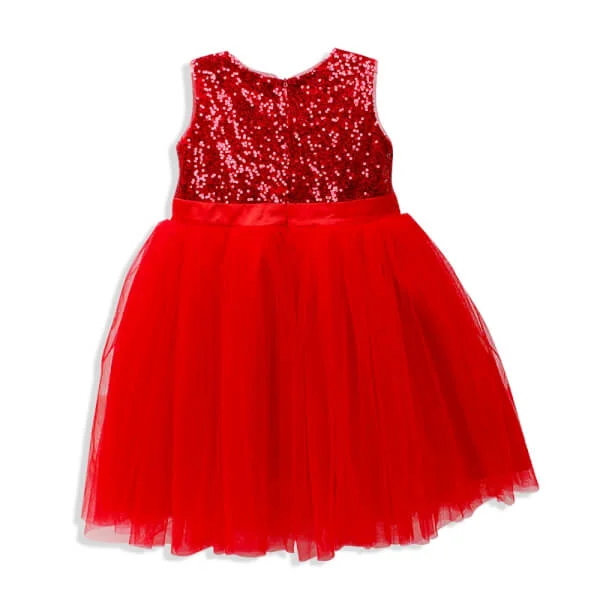 Đầm voan bé gái CF G127049 Đỏ