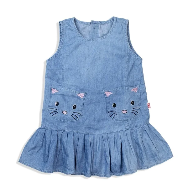 Đầm jeans bé gái CF G127050 Xanh jean