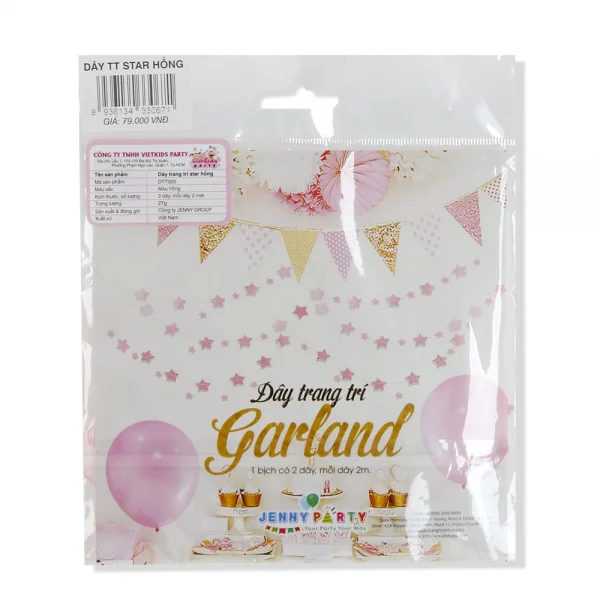 Dây Trang Trí  Star Hồng (VP)