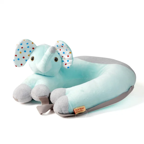 Gối đi xe máy đa năng Thái Toàn voi xanh