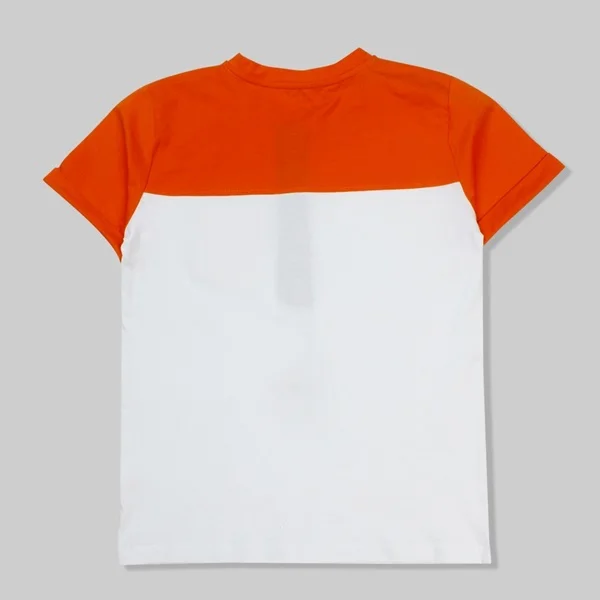 Bộ thun bé trai ngắn CF B127064 Trắng