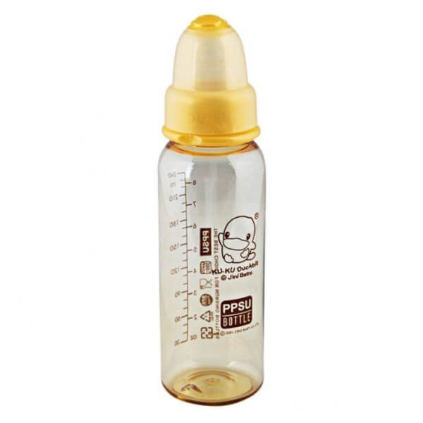 Combo 2 Bình sữa Kuku nhựa PPSU cổ hẹp 240ml (KU5832)